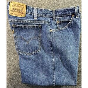 1995 VTG Levi's 505 REGULAR FIT STRAIGHT LEG MEN’S JEANS Size 38 x 30 ORANGE TAB